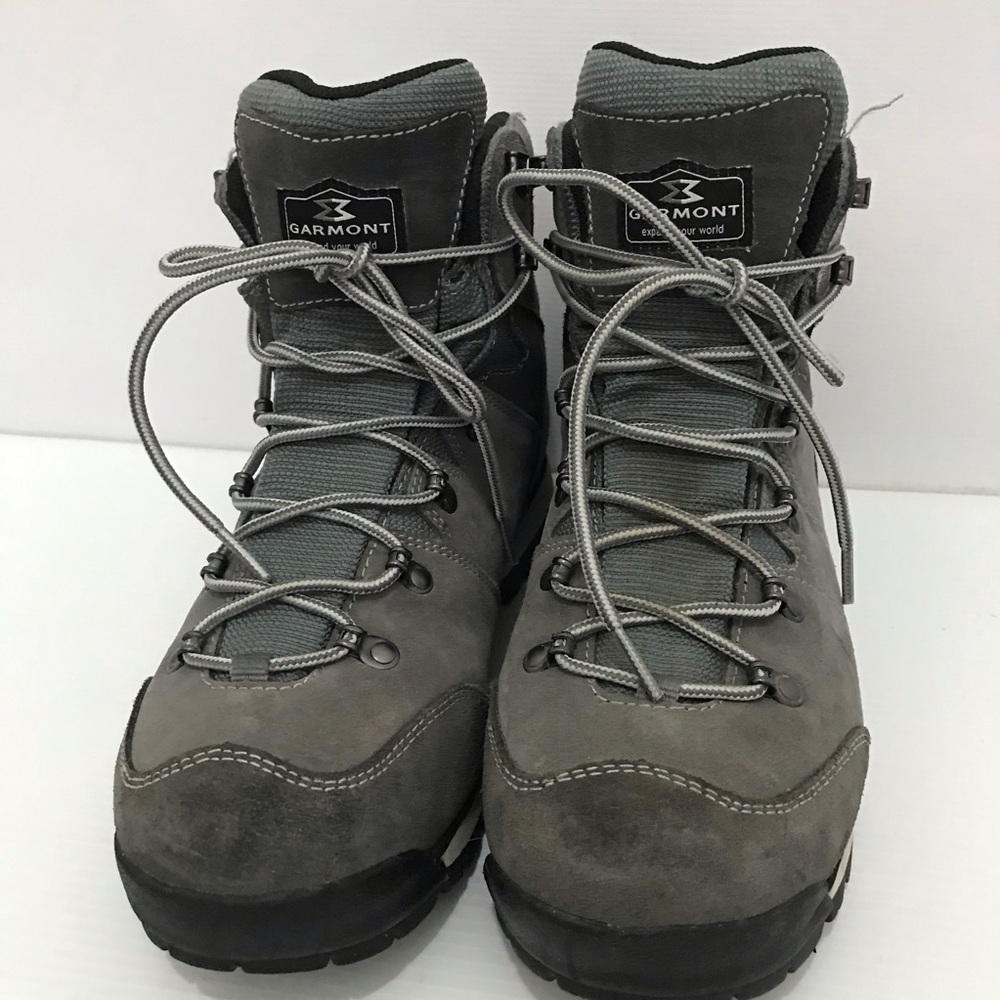 Men's Gray Suede Hiking Boots - Waterproof Hiking Boots - Picture 2 of 8